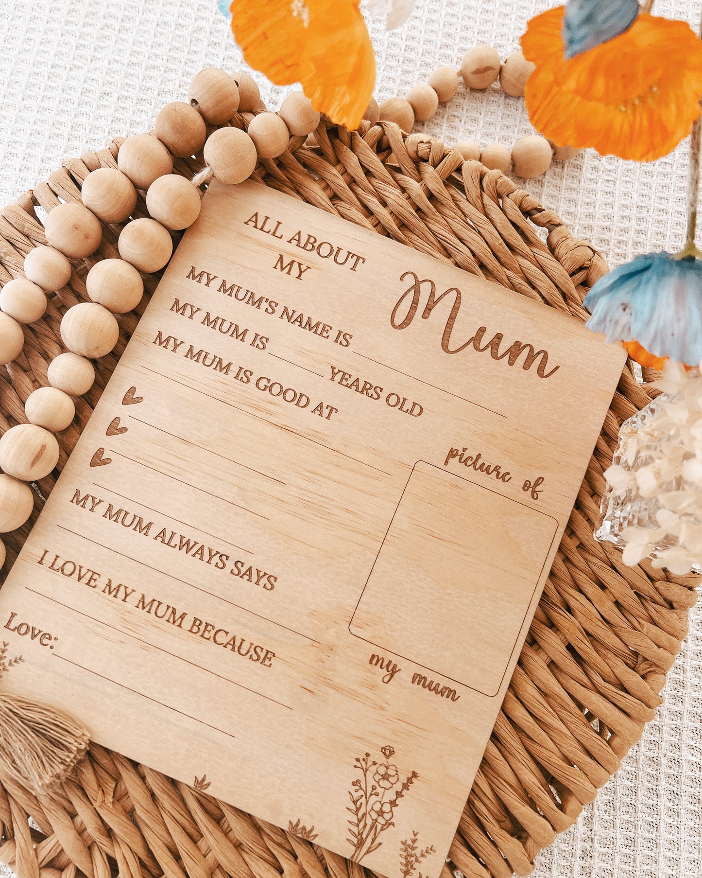 ABOUT MY MUM BOARD