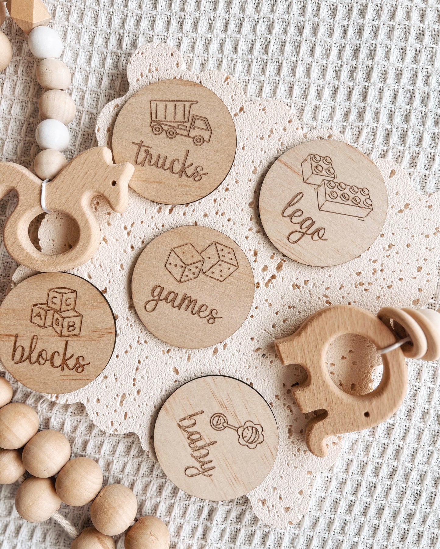 TOY STORAGE LABELS PACK OF 6